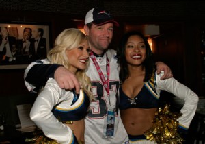 2008 VIP Guest with the San Diego Chargers Cheerleaders   
